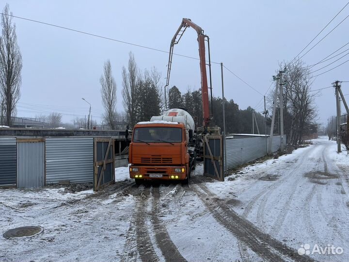 Услуги бетононасоса+Доставка бетона и раствора