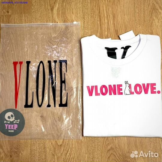 Футболка Vlone bunny белая S XL (Арт.48846)