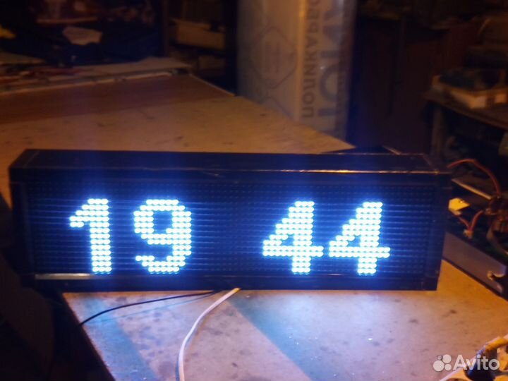 Светодиодные часы, Бегущая строка,Дата,Температура