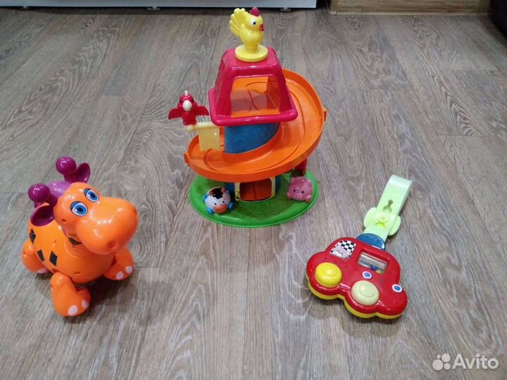 Игрушки пакетом: музык-ные, погремушки, для ванной