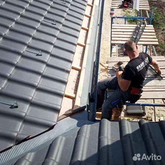 Кровельные работы Кровельщики