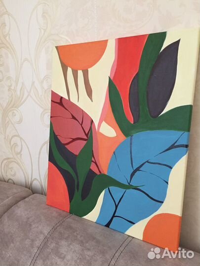 Интерьерная картина на холсте