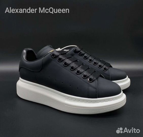 Кеды Alexander McQueen white black