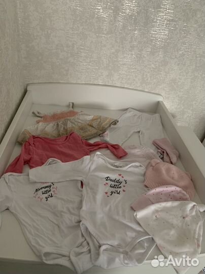 Вещи пакетом на девочку 62-68