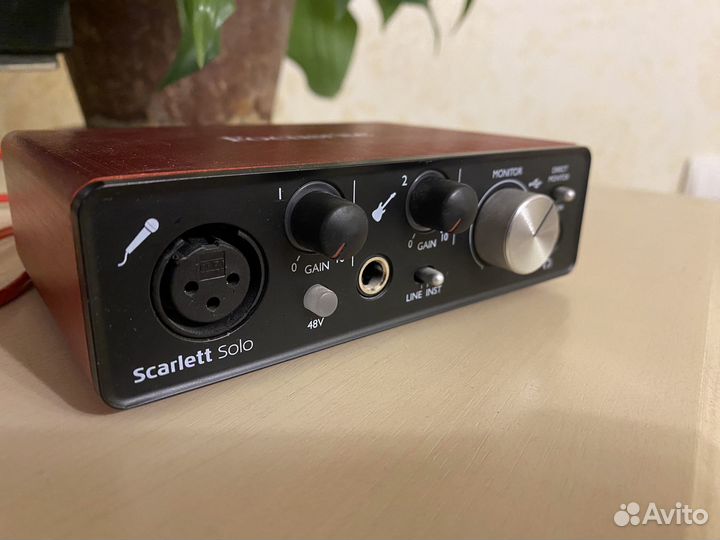 Звуковая карта focusrite scarlett solo