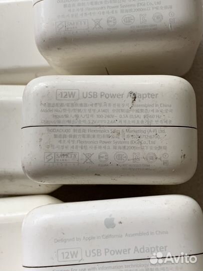 Зарядное устройство Apple 12w USB Power Adapter