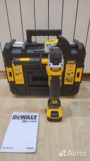 Болгарка DeWalt DCG405 NT +Тstak+ АКБ DeWalt 5Ah