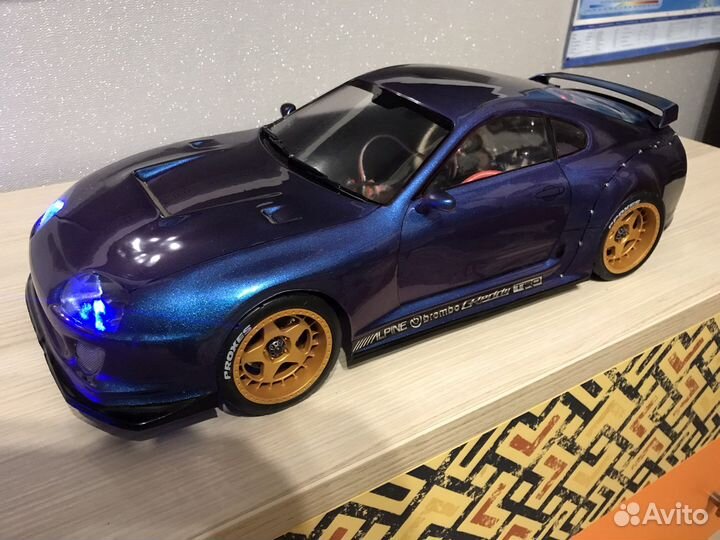 Кузов Toyota Supra A80 для RC моделей 1:10