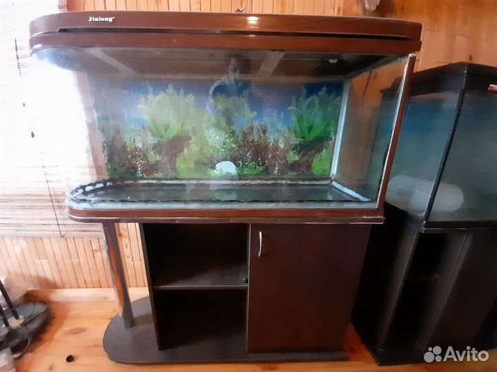 Аквариум с тумбой бу