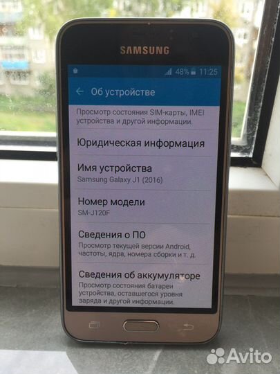 Телефон Samsung j1