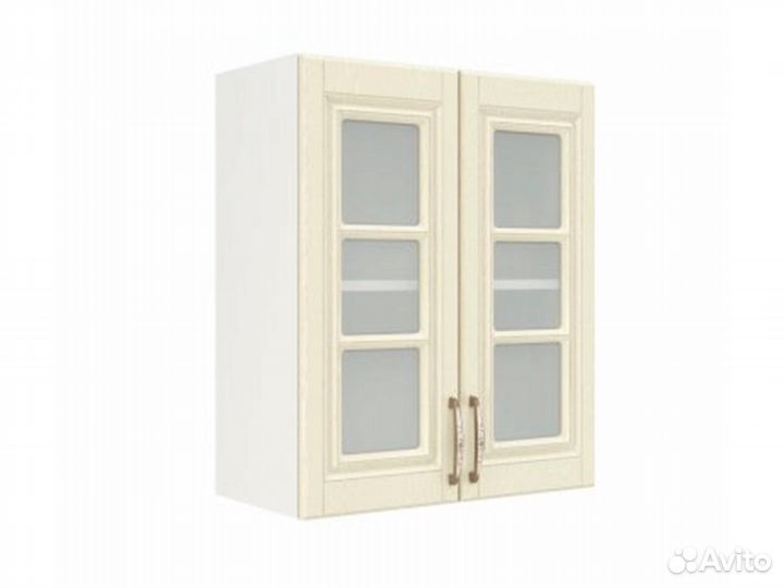 Кухня Лондон корпус швс 600 белый фасад швс 600 ду