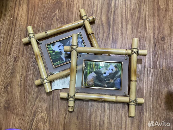 Фоторамка из бамбука