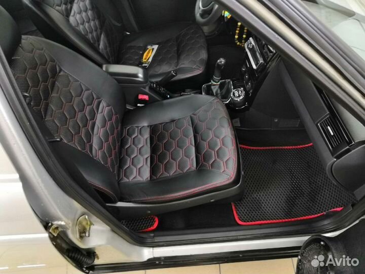 Продам кожаные встраиваемые чехлы для Приоры