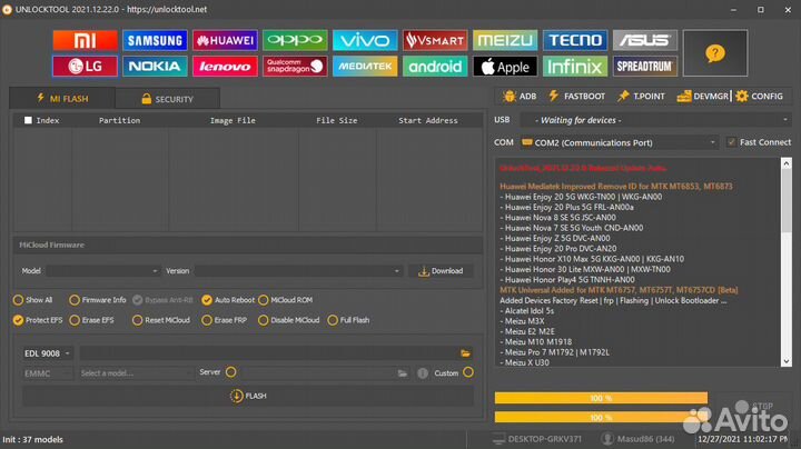 Unlock tool. Apple ID,Google account, Mi account,H