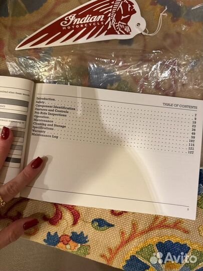 Руководство Indian Scout Bobber 2019 оригинал