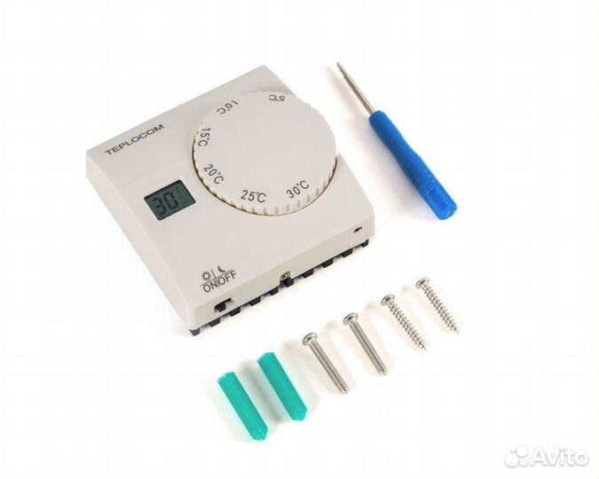 Термостат комнатный Teplocom TS-2AA/8A, проводной