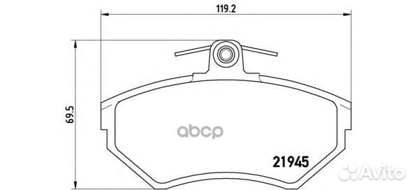 P85032 631 00FDB1312 колодки дисковые п VW C