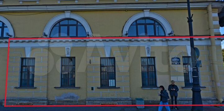 Помещение в центре СПб с видом на Неву, 120.2 м²