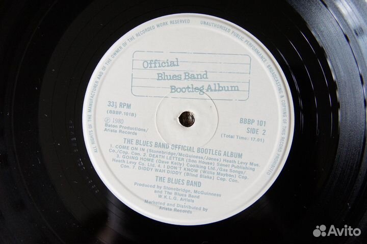 Blues Band - Official Bootleg Album (UK-1980-LP)