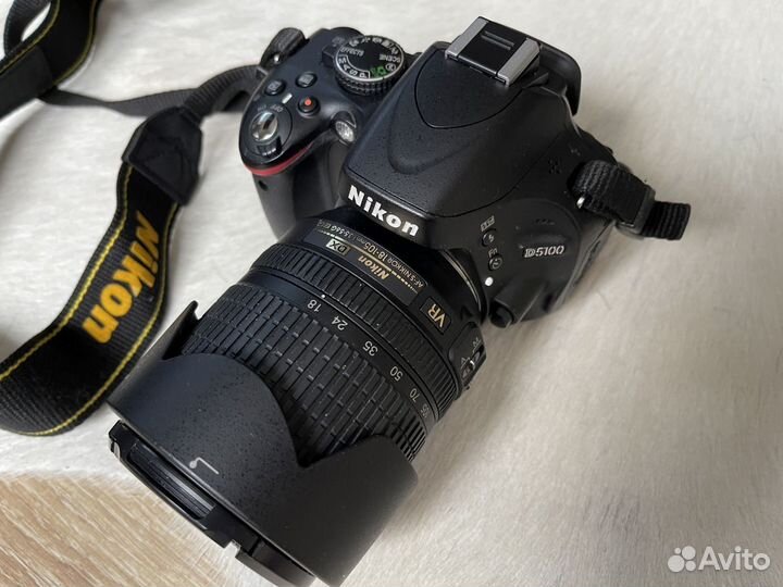 Практически новый Nikоn D5100 доп объектив, штатив
