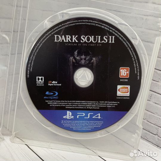 Игра для PS4 Dark Souls 2 (без обложки)