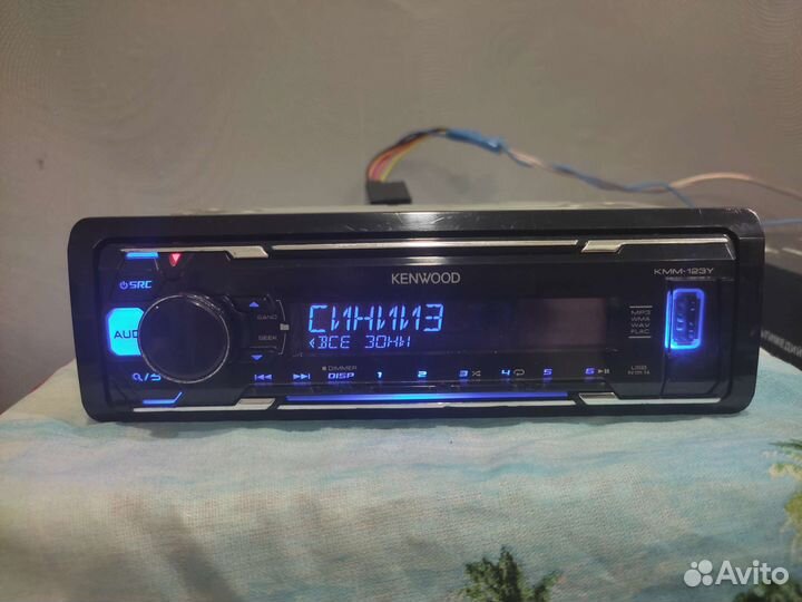 Магнитола kenwood kmm 123y