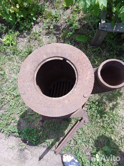 Печь буржуйка чугунная СССР