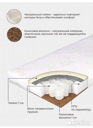 Матрас в детскую кроватку