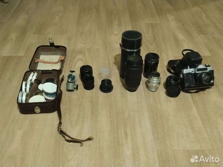 Фотоаппарат зенит ет. Объективы. Светофильтры