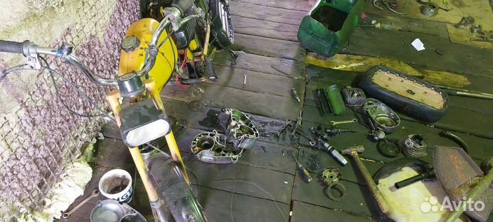 Запчасти мопед СССР карпаты дельта рмр 24 разбор