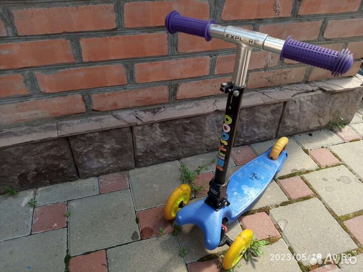 Самокат детский трехколесный бу