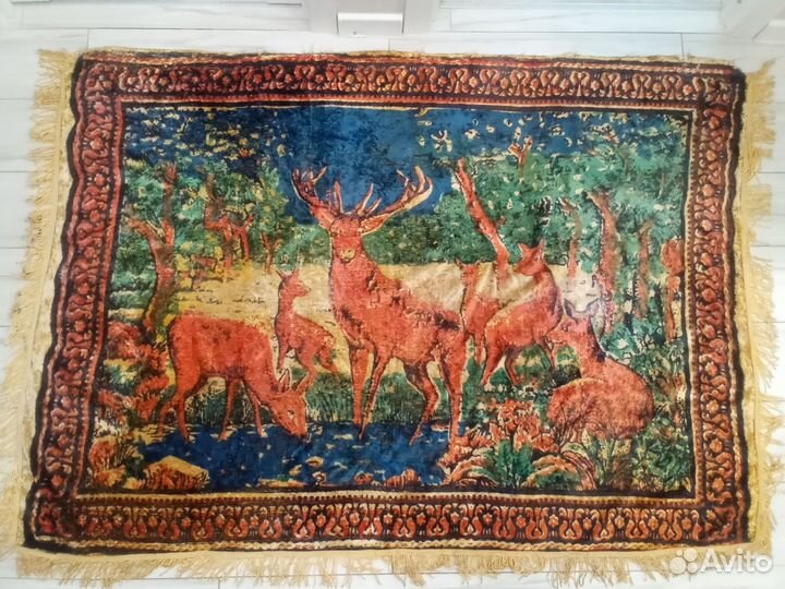 Плюшевый ковер СССР