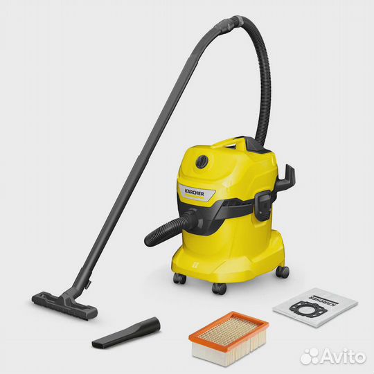 Хозяйственный пылесос Karcher WD 4 V-20/5/22 NEW