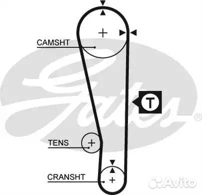 Ремень грм hyundai / mitsubishi 1.3 90-00 (92X22)