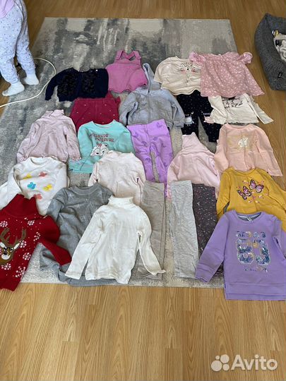 Вещи пакетом для девочки от 92 до 98