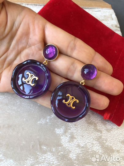 Шикарные Серьги Celine