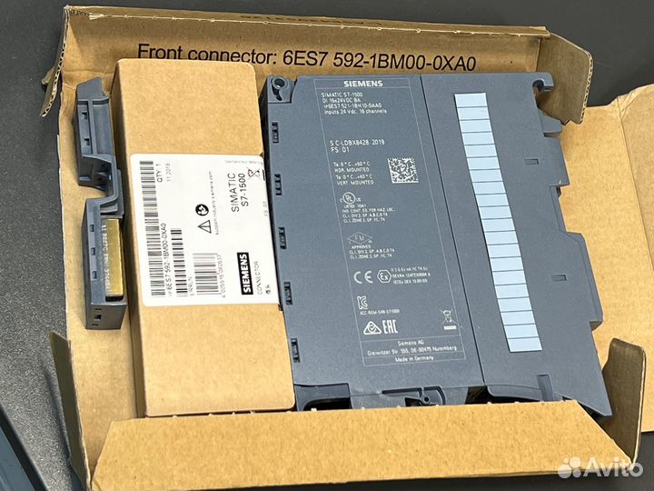 Siemens 6ES7521-1BH10-0AA0 новый, откр. упак. 1 шт