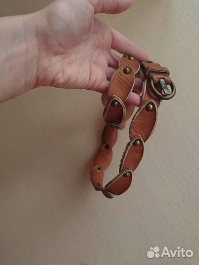 Ремень из натуральной кожи, 95 см