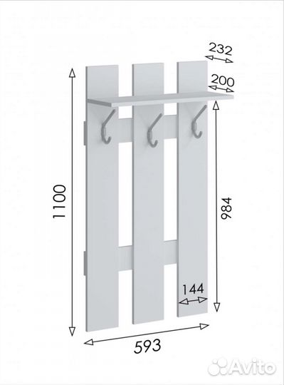 Вешалка и обувница в прихожую