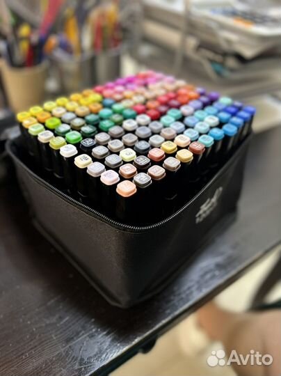 Двухсторонние маркеры для скетчинга и рисования