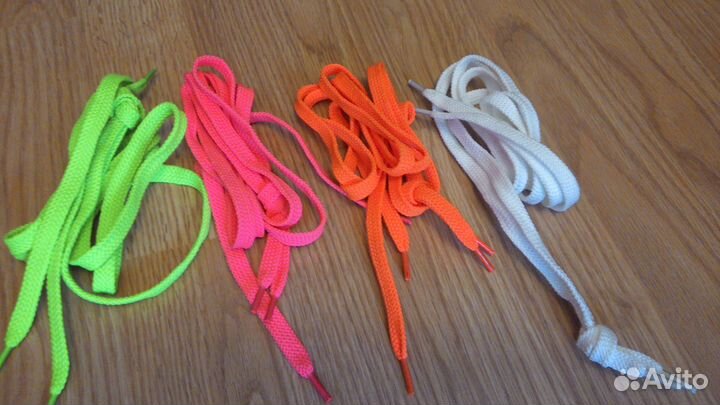 Шнурки для обуви плоские, длина 100см