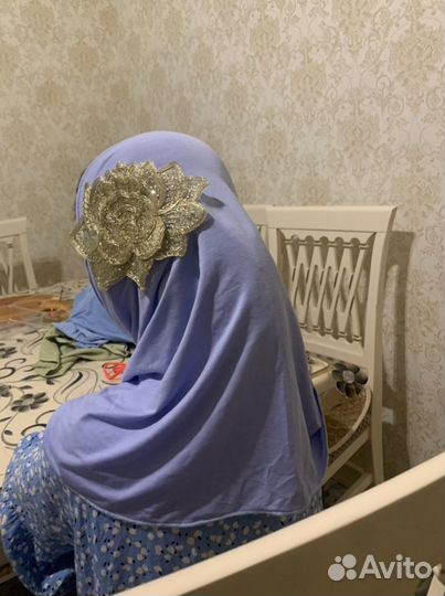 Хиджабы с декором для маленьких мусульманок