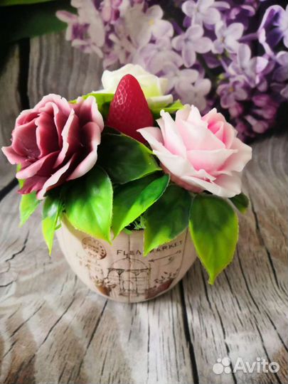 Букет из мыла