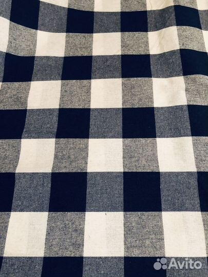 Отрез ткани плательный лён