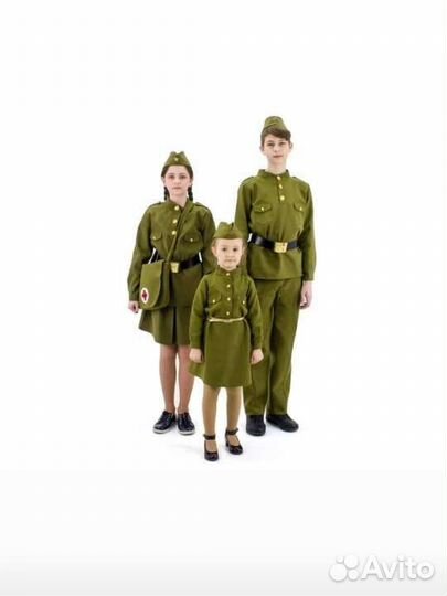 Костюм солдат для детей и взрослых