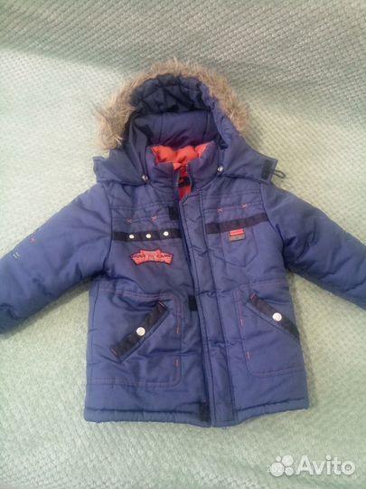 Куртка зимняя на мальчика 92-98
