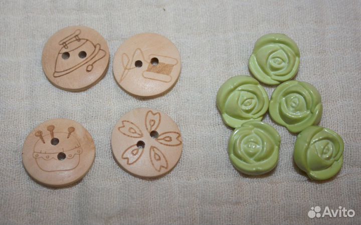 Пуговицы декоративные