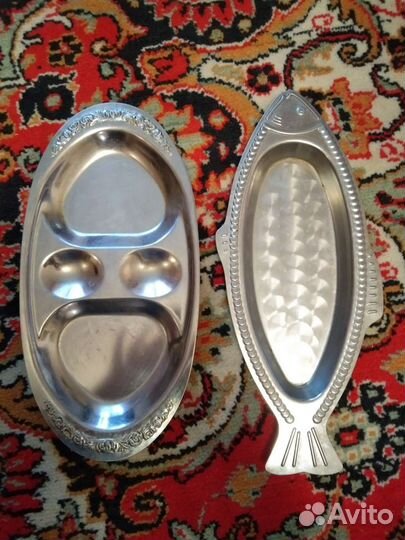 Подносы нержавейка СССР