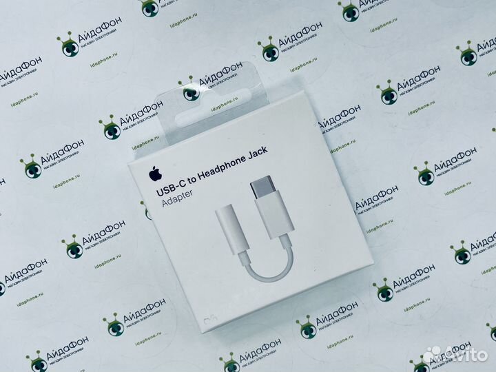 Переходник iPhone Type-C на AUX 3.5mm оригинал