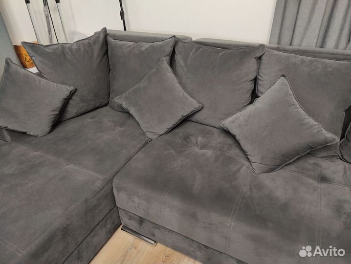 Диван раскладной, микро велюр